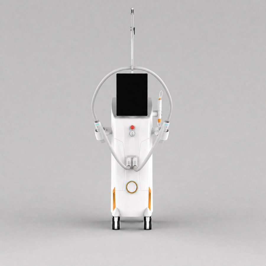 Laser hair removal system, front view
