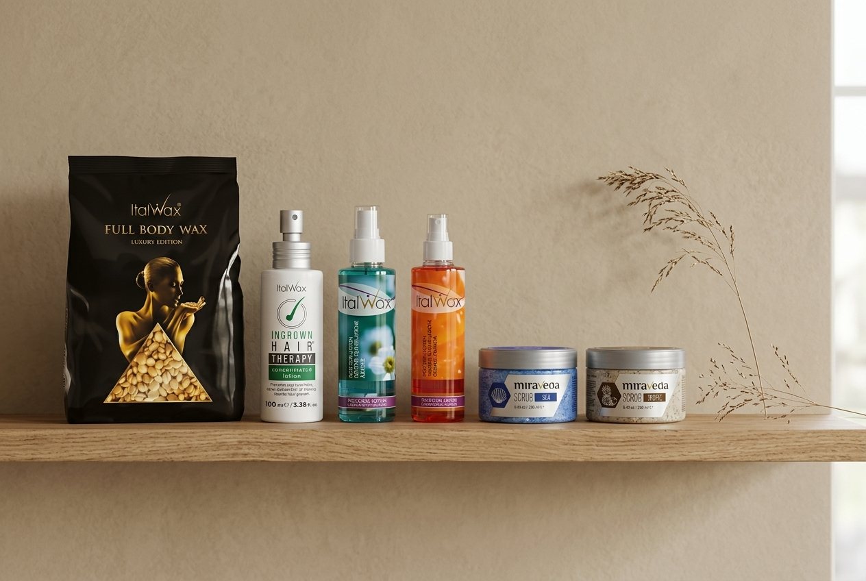 The Italwax and Miraveda product range at Wax Me Up