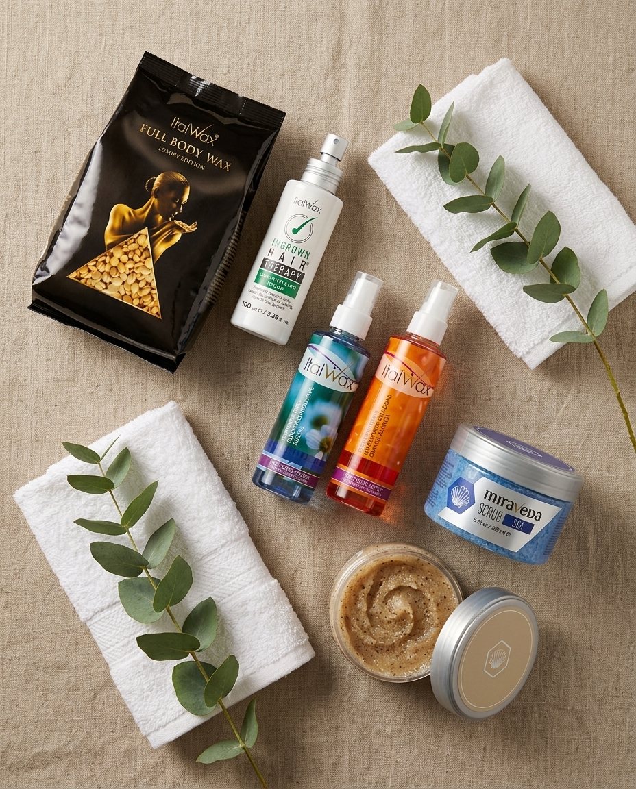 Italwax and Miraveda waxing and aftercare products